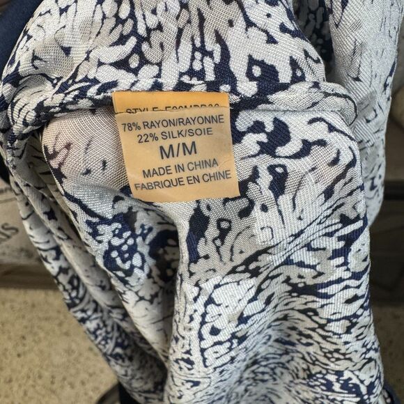 Y2k Elie Tahari Silk Blend Cowl Neck Velvet Sheer Tank top Size M Fairy Grunge - Picture 8 of 9